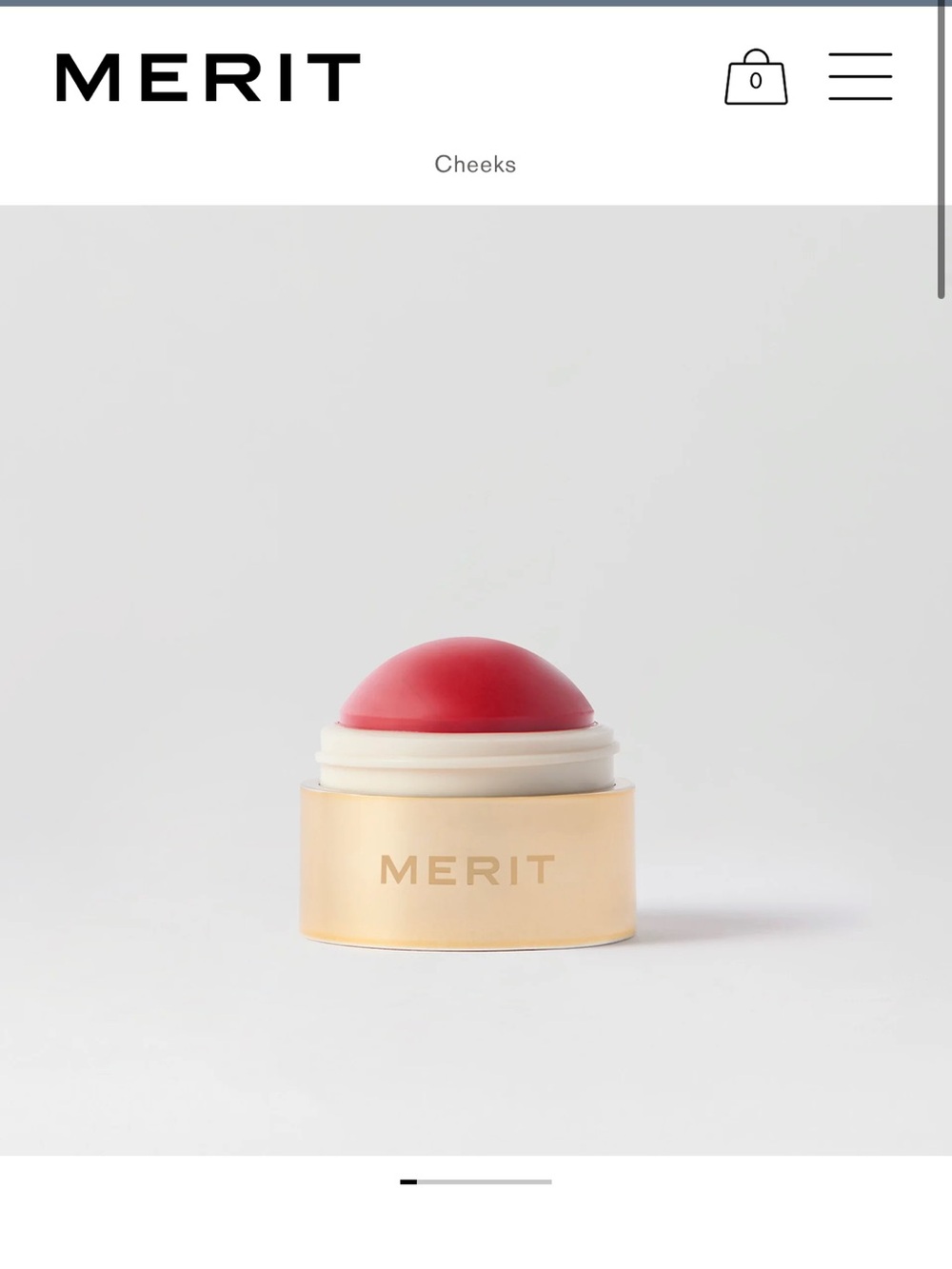 Merit Cream Cheek Blush Stick — Rouge